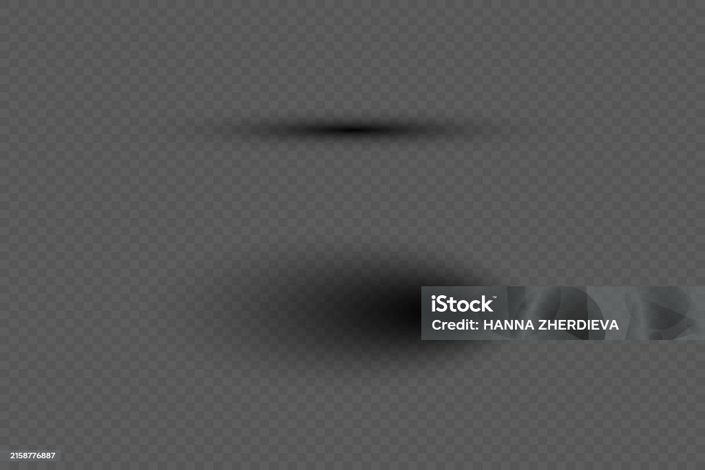 Random Shadow Set Of Shadow And Light Realistic Shadow Pack Stock Illustration ...