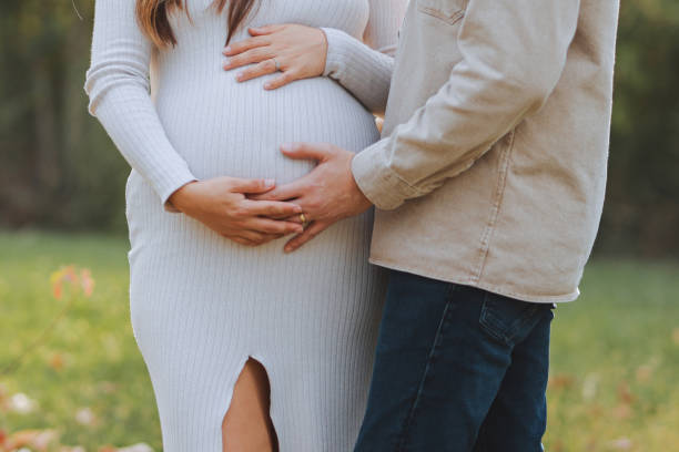 istock Pregnant woman with her husband 2158777725
