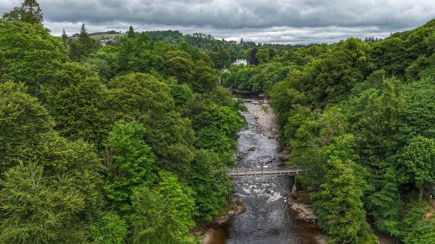 istock Drone image of the River Ericht, Blairgowrie, Perthshire 2158785674