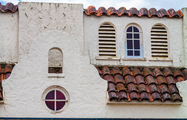 istock Colonial Spanish  Style Architecture on Historic Building 2158788957