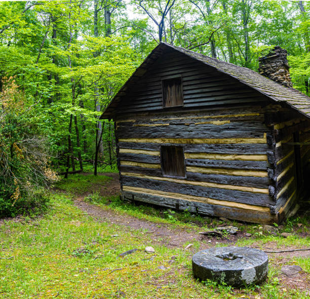 istock Log Cabin on The Old John Messner Farm 2158789184