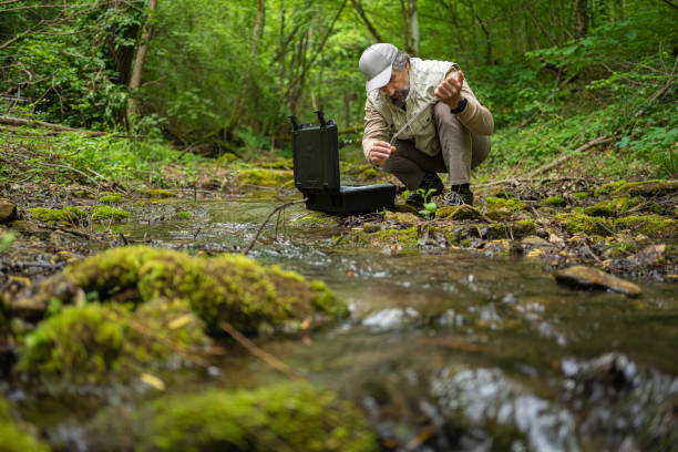 istock River Habitats Monitoring. Ecology Fieldwork. 2158790175