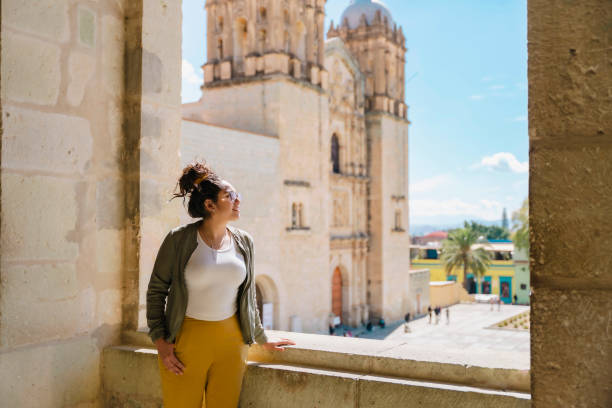 istock Young Latina admiring Santo Domingo 2158791218