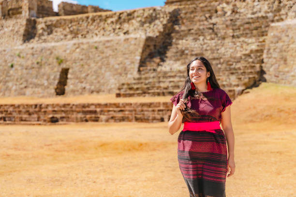 istock Woman Exploring Ancient Mexican Ruins Outdoors 2158791283