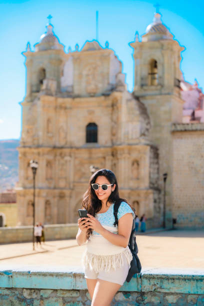 istock Woman Taking Photo at Historic Site 2158791921