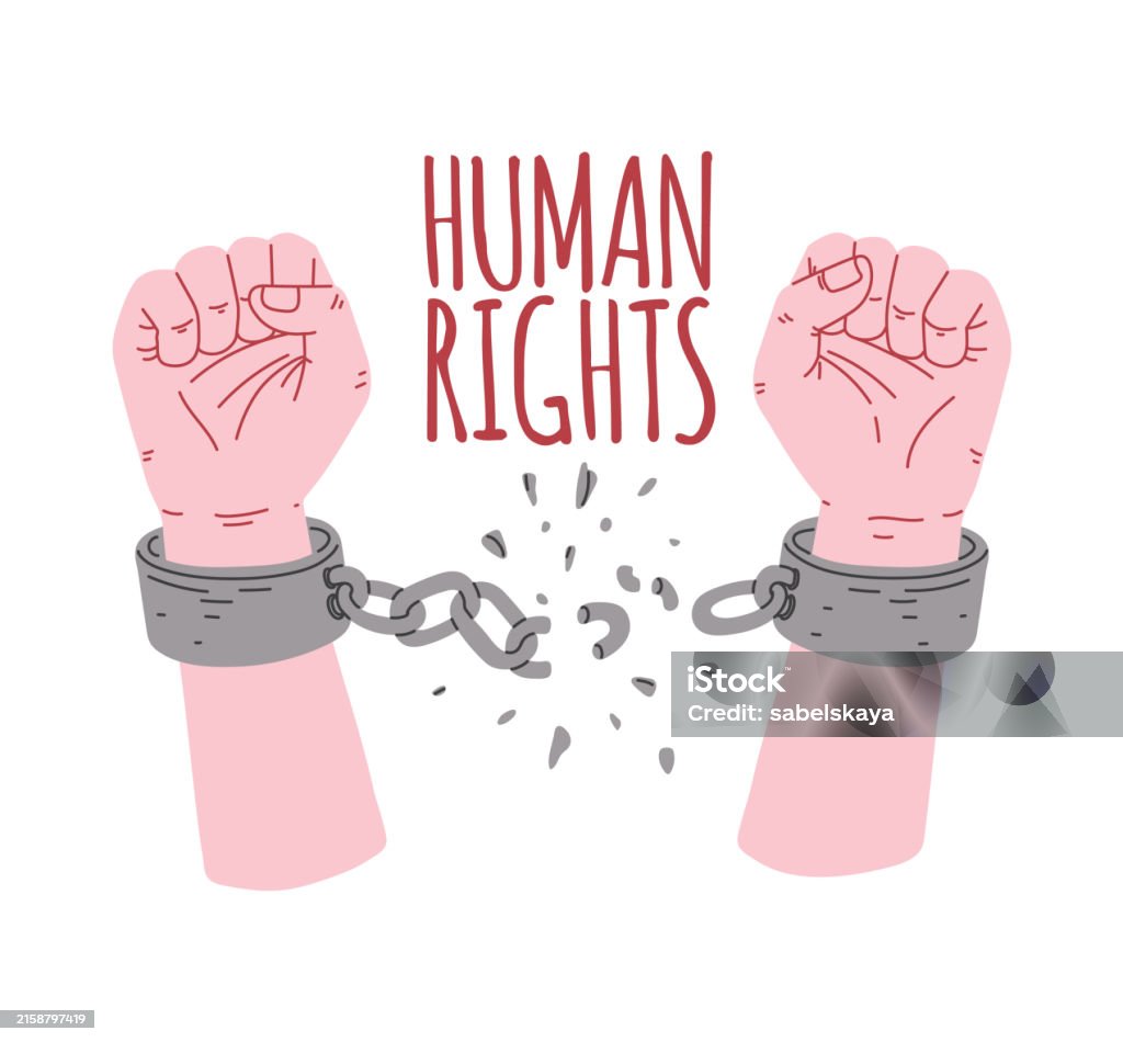 No Rights Image No Exploitation Human Rights Vector Illustration Stock Illustration ...