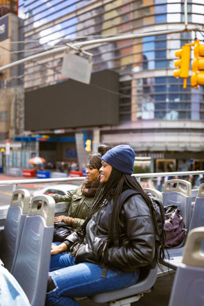 istock Casual Conversation on City Tour Bus 2158798605