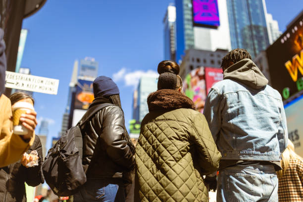 istock Urban Exploration: People Enjoying a Sunny Day in the City 2158798623