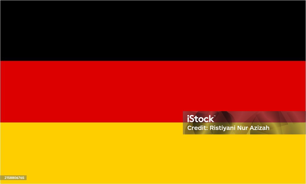 Germany Flag Normal Germany Official Flag Vector With Standard Size And Proportion Stock ...