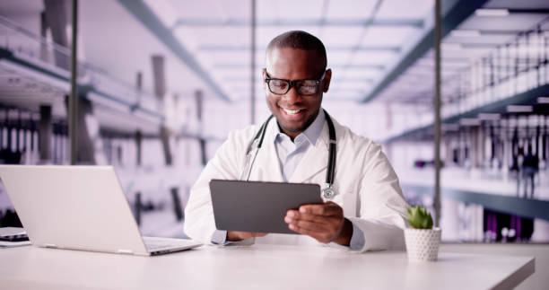 istock Innovative African American doctor transforms healthcare through virtual 2158807927