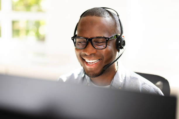 istock : Energetic Call Center Agent Ensuring Customer Satisfaction Over the Phone 2158807956