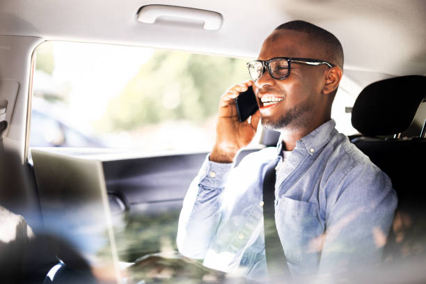 istock Luxury Taxi Conversation: African CEO 2158807988