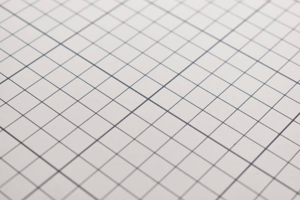 gray cutting mat board background with line and scale measure guide pattern for object art design, tool equipment of diy craft work