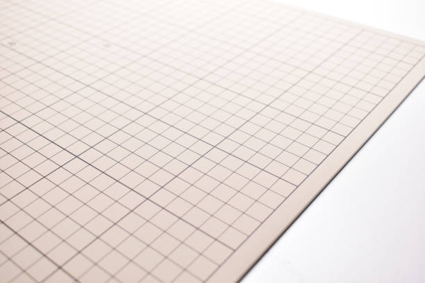 istock gray cutting mat board on white background with line and scale measure guide pattern for object art design, tool equipment of diy craft work 2158810230