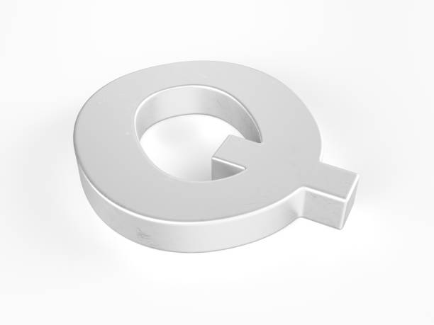 istock Metal letter Q 2158814781