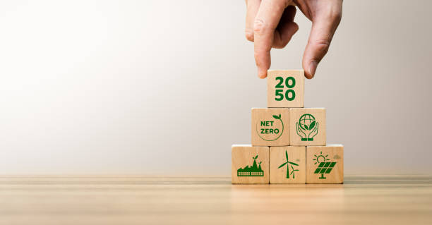 istock Net Zero 2050 Sustainable Strategies for a Greener Future Sustainable energy solutions for a carbon-neutral future, Environmental responsibility and global conservation efforts 2158815739