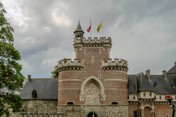 Gaasbeek, Belgium, June 22, 2024. Gaasbeek Castle located in Pajottenland.