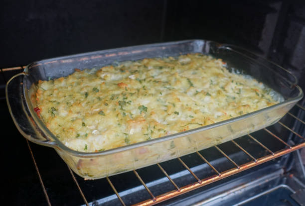 istock Cod brandade in a gratin dish after cooking in the oven 2158820816
