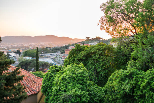 istock Mediterranean Village in Montenegro and sunset. 2158822210