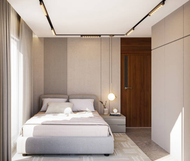 istock Modern luxury bedroom interior living room elegant design 2158823357