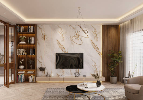 istock Rustic Charm Embracing Natural Elements in Your Living Room Decor - rustic charm, natural elements, living room decor, cozy, warm 2158823594