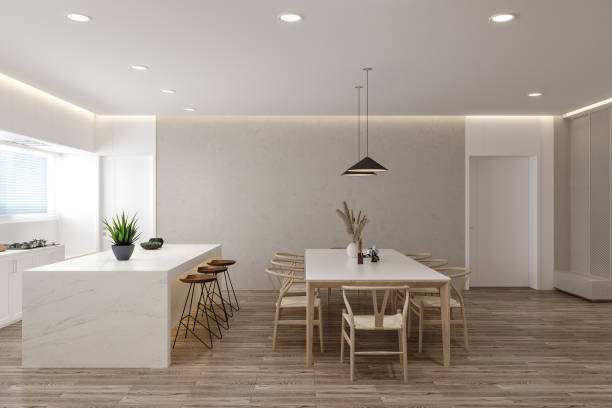 istock Choosing Colors for Your Modern kitchen Furniture Background 2158823945