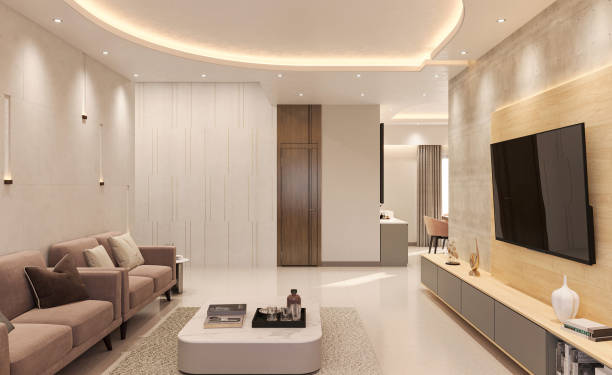 istock Modern Storage Solutions Organizing Your Living Room with Style 2158824122