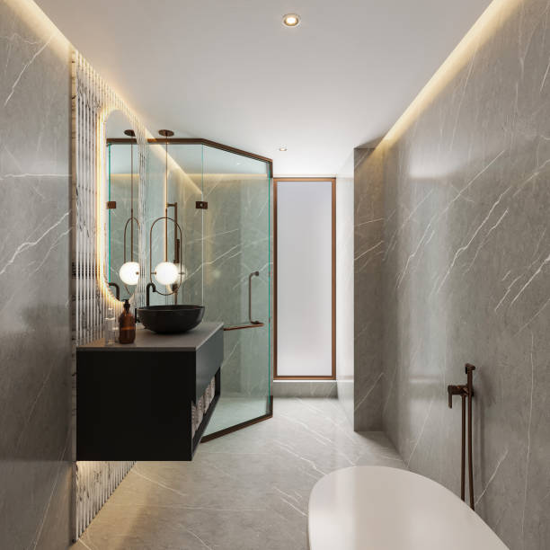 istock Small Space, Big Style Modern Bathroom Interiors for Compact Areas 2158824972