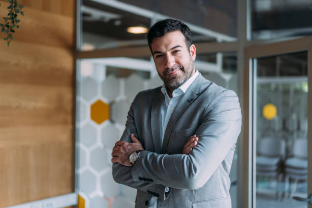 istock Portrait of successful businessman. 2158828241