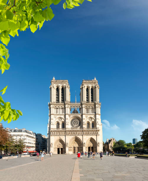 istock Facade of Notre Dame 2158830551