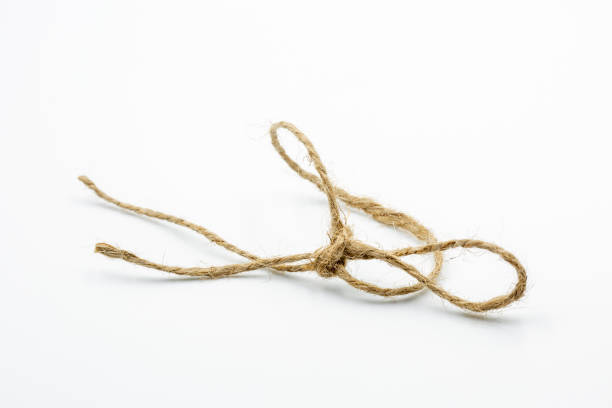 Tied Knot isolated on white background