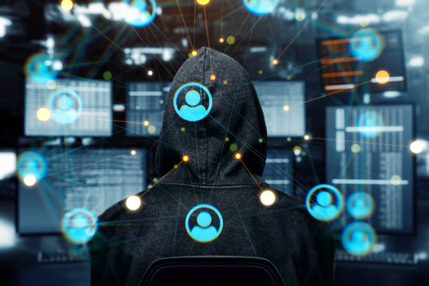 Digital illustration of Identity Theft concept