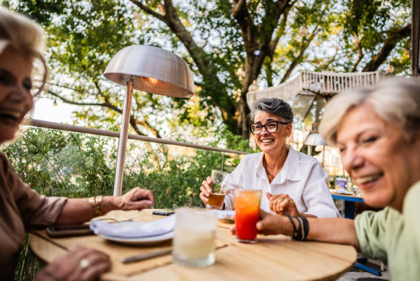 istock Female friends talking at bar or restaurant 2158835020
