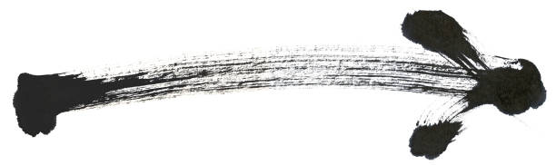 istock Arrow drawn in indian ink 2158835296