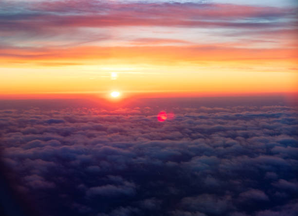 istock A beautiful spring sunset above the chouds flying over the Baltic Sea. 2158835433