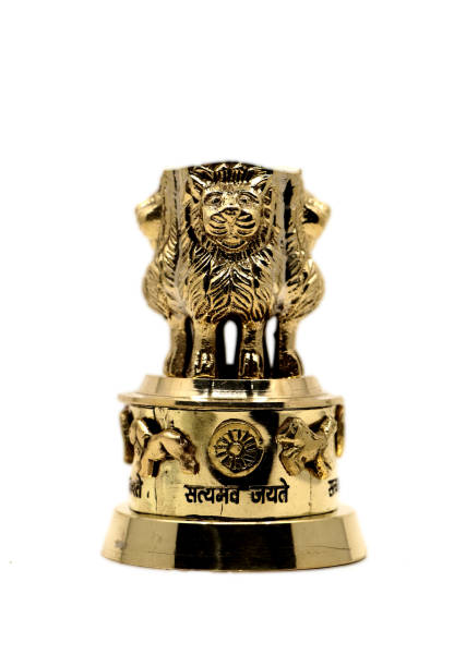 istock ashok stambh with lion emblem 2158841007
