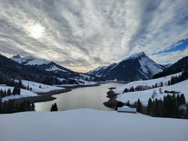istock Winter landscape in Switzerland 2158841258