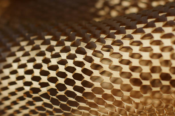 istock modern paper packaging with perforation for fragile items. environmentally friendly packaging 2158842471