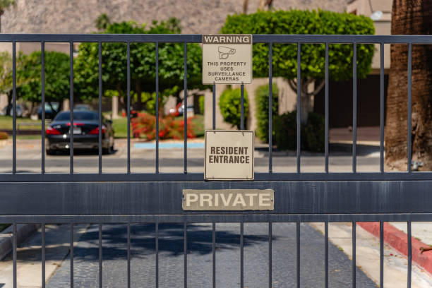 Community Gate Examples 260+ Gated Community Entrance Stock Photos, Pictures & Royalty-Free ...