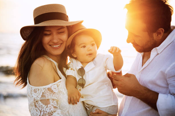 istock Family Interaction at Sunset Beach 2158853872