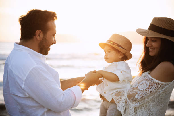 istock Family Interaction at Sunset Beach 2158853896