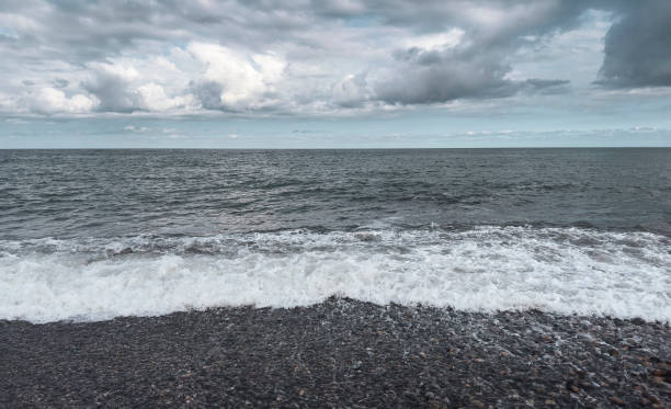 istock Summer Seascape with Beautiful Clouds 2158857630