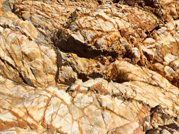 Ancient volcanic rocks at Cape D'Aguilar, or Hok Tsui, a cape on southeastern Hong Kong Island, Hong Kong. The peninsula, where the cape is on its southeastern side, is also known as Cape D'Aguilar. It is named after Major-General George Charles D'Aguilar.