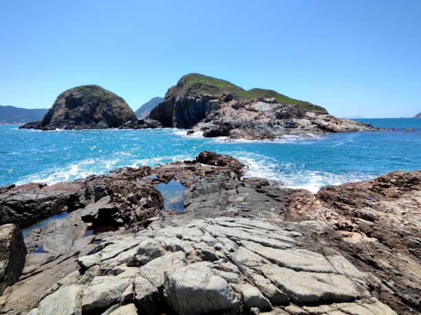 istock Rocky coast at Cape D'Aguilar, Hong Kong 2158863456
