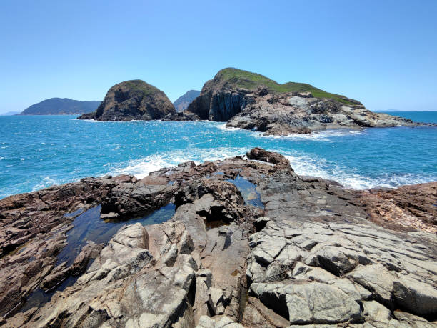 istock Rocky coast at Cape D'Aguilar, Hong Kong 2158863480