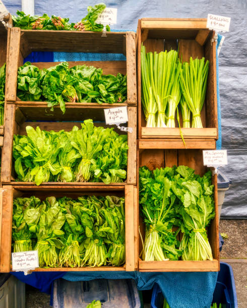Spring Greens at the Farmer's Market