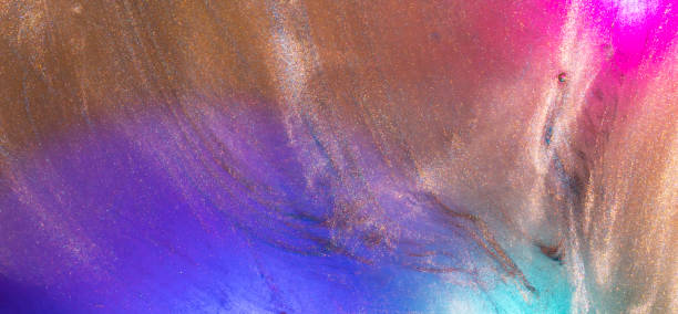 istock Abstract textured neon background transparent slime,Liquid art gel background. 2158867766