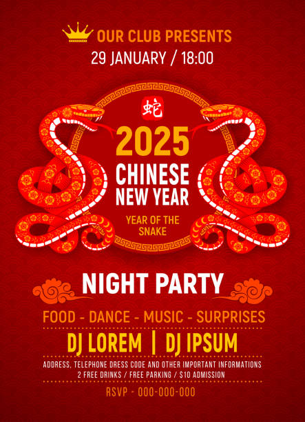 kuvapankkikuvitukset aiheesta kiinalainen uusi vuosi käärmejuhlalentolehtinen - aasialaiset markkinat