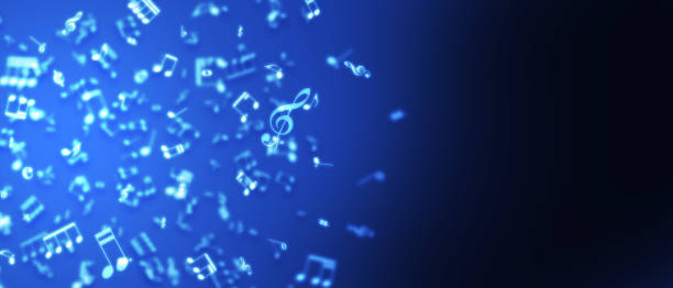 Music Note Particle 70+ Floating Particles Seamless Stock Illustrations, Royalty-Free ...