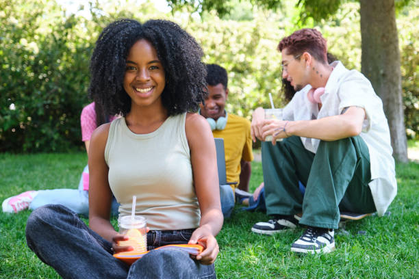 istock Cuban exchange student woman is smiling and looking at camera 2158876152